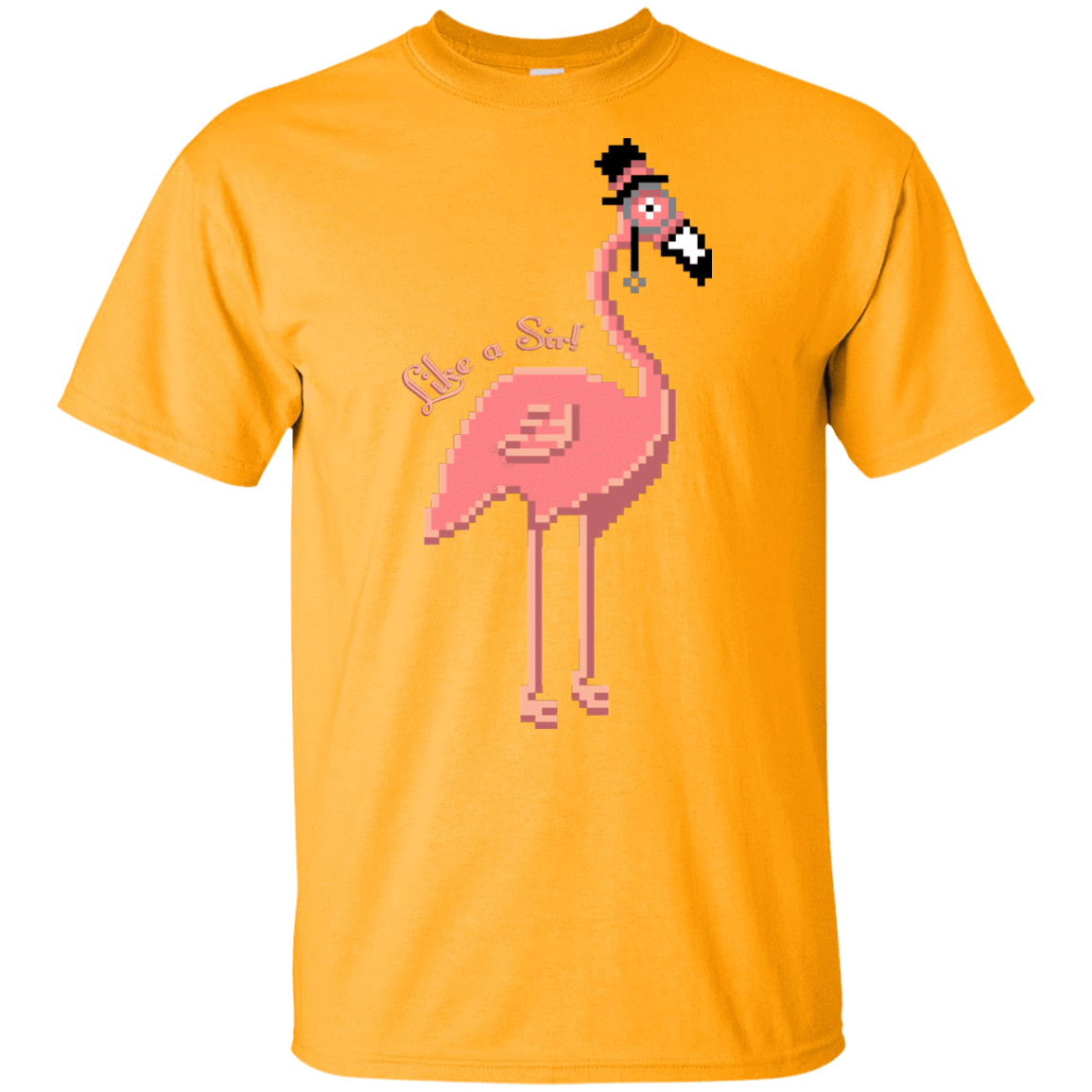 T-Shirts Gold / YXS LikeASir Flamingo Youth T-Shirt