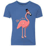 T-Shirts Vintage Royal / YXS LikeASir Flamingo Youth Triblend T-Shirt