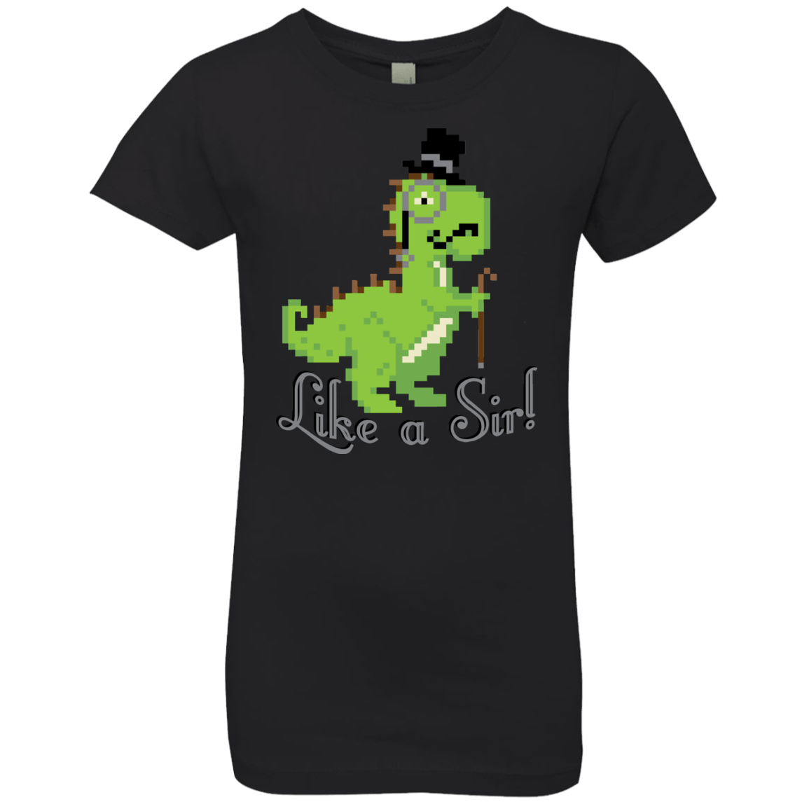 T-Shirts Black / YXS LikeASir T-Rex Girls Premium T-Shirt
