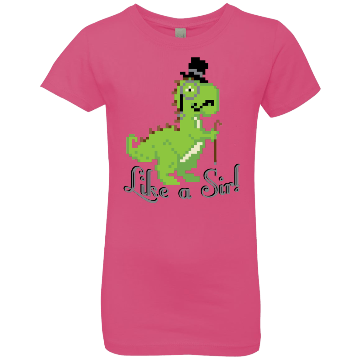 T-Shirts Hot Pink / YXS LikeASir T-Rex Girls Premium T-Shirt