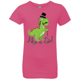 T-Shirts Hot Pink / YXS LikeASir T-Rex Girls Premium T-Shirt