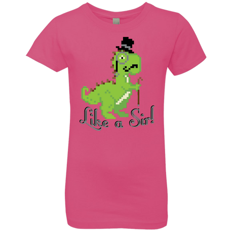 T-Shirts Hot Pink / YXS LikeASir T-Rex Girls Premium T-Shirt