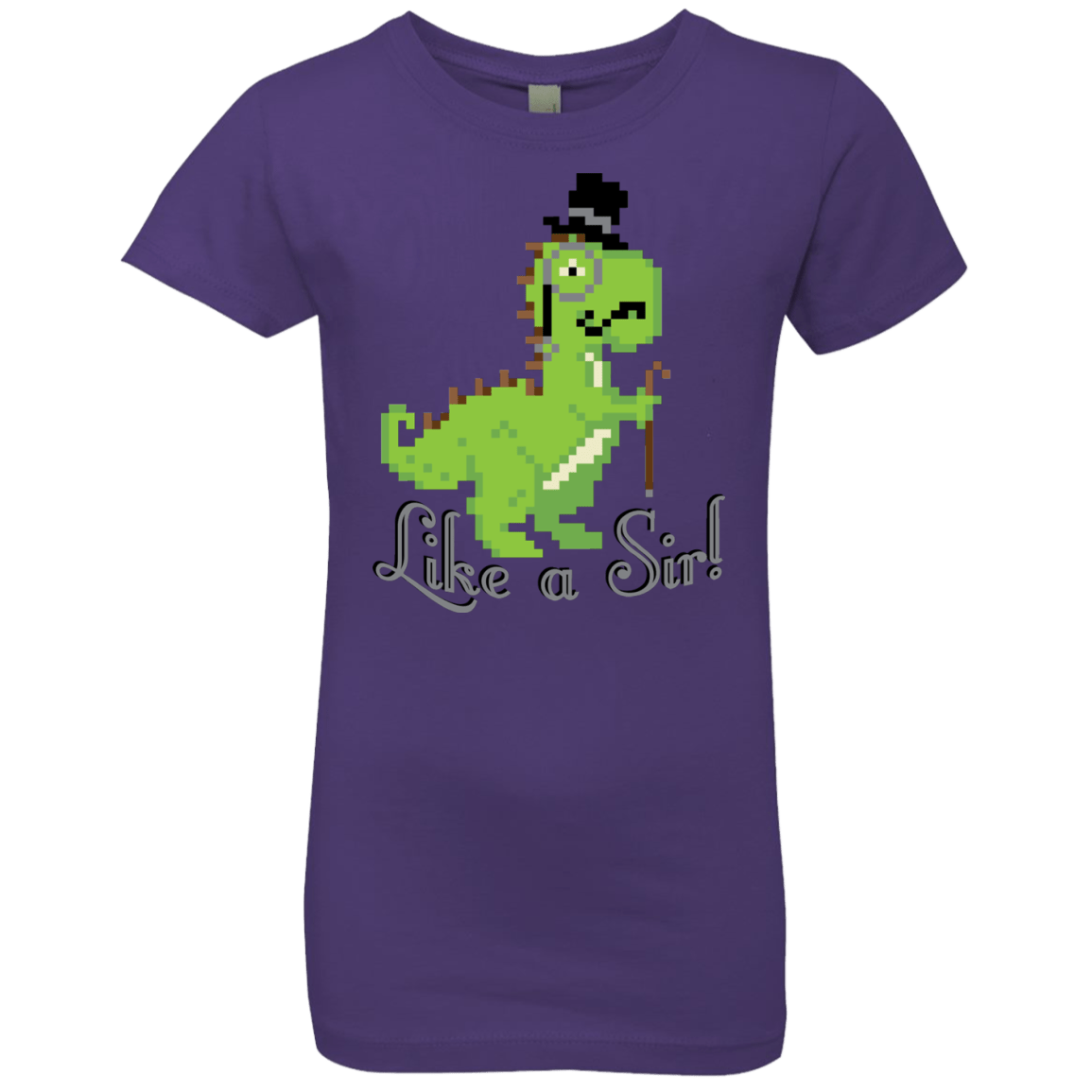 T-Shirts Purple Rush / YXS LikeASir T-Rex Girls Premium T-Shirt