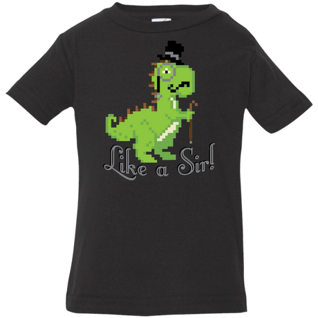 T-Shirts Black / 6 Months LikeASir T-Rex Infant Premium T-Shirt