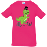 T-Shirts Hot Pink / 6 Months LikeASir T-Rex Infant Premium T-Shirt