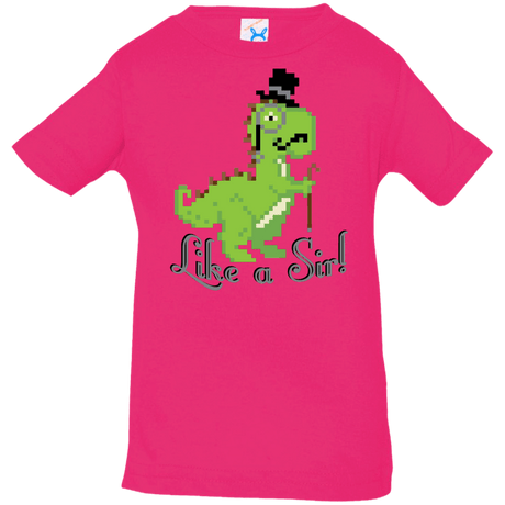 T-Shirts Hot Pink / 6 Months LikeASir T-Rex Infant Premium T-Shirt