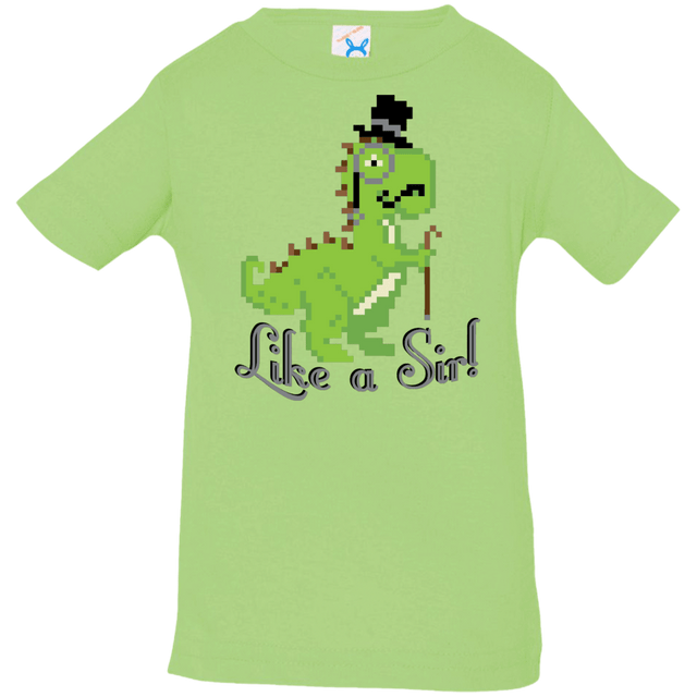 T-Shirts Key Lime / 6 Months LikeASir T-Rex Infant Premium T-Shirt