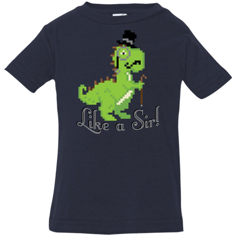 T-Shirts Navy / 6 Months LikeASir T-Rex Infant Premium T-Shirt