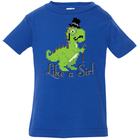 T-Shirts Royal / 6 Months LikeASir T-Rex Infant Premium T-Shirt