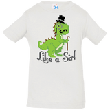 T-Shirts White / 6 Months LikeASir T-Rex Infant Premium T-Shirt