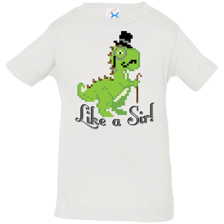 T-Shirts White / 6 Months LikeASir T-Rex Infant Premium T-Shirt