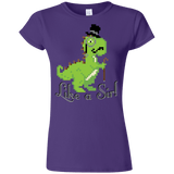 T-Shirts Purple / S LikeASir T-Rex Junior Slimmer-Fit T-Shirt