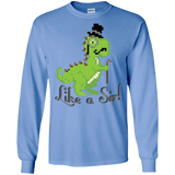 T-Shirts Carolina Blue / S LikeASir T-Rex Men's Long Sleeve T-Shirt