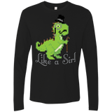 T-Shirts Black / S LikeASir T-Rex Men's Premium Long Sleeve