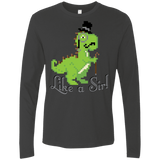 T-Shirts Heavy Metal / S LikeASir T-Rex Men's Premium Long Sleeve