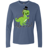 T-Shirts Indigo / S LikeASir T-Rex Men's Premium Long Sleeve