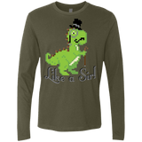 T-Shirts Military Green / S LikeASir T-Rex Men's Premium Long Sleeve