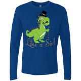 T-Shirts Royal / S LikeASir T-Rex Men's Premium Long Sleeve