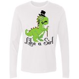 T-Shirts White / S LikeASir T-Rex Men's Premium Long Sleeve