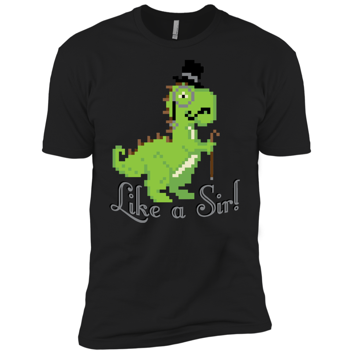 T-Shirts Black / X-Small LikeASir T-Rex Men's Premium T-Shirt