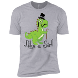 T-Shirts Heather Grey / X-Small LikeASir T-Rex Men's Premium T-Shirt