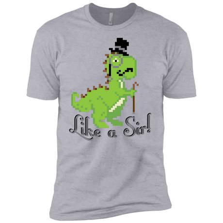 T-Shirts Heather Grey / X-Small LikeASir T-Rex Men's Premium T-Shirt