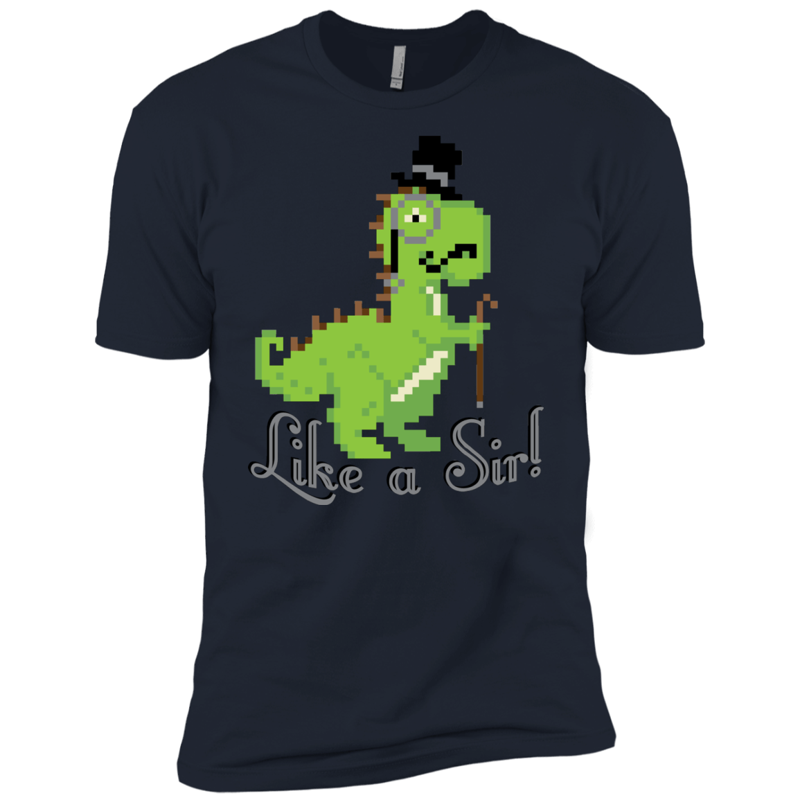 T-Shirts Midnight Navy / X-Small LikeASir T-Rex Men's Premium T-Shirt