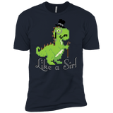 T-Shirts Midnight Navy / X-Small LikeASir T-Rex Men's Premium T-Shirt