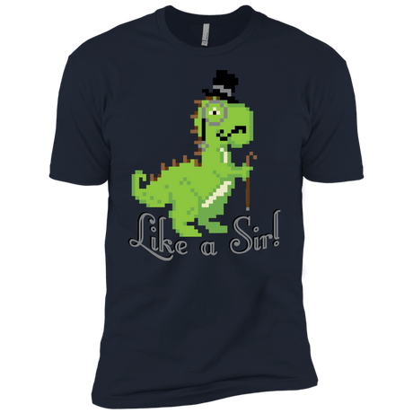 T-Shirts Midnight Navy / X-Small LikeASir T-Rex Men's Premium T-Shirt