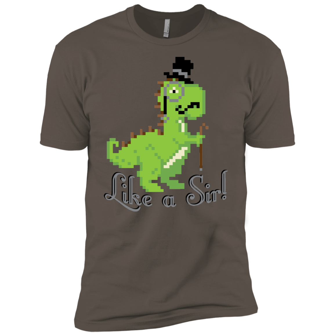 T-Shirts Warm Grey / X-Small LikeASir T-Rex Men's Premium T-Shirt
