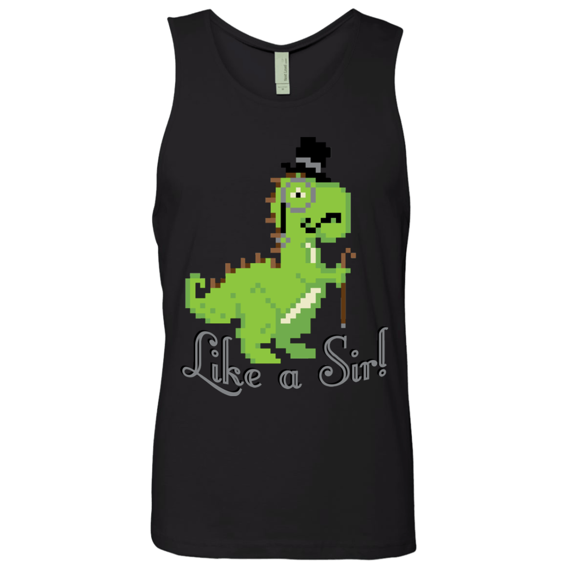 T-Shirts Black / S LikeASir T-Rex Men's Premium Tank Top