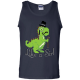 T-Shirts Navy / S LikeASir T-Rex Men's Tank Top