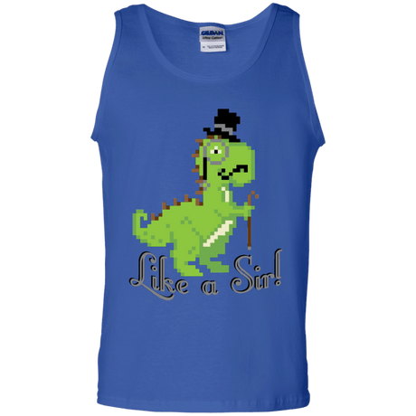 T-Shirts Royal / S LikeASir T-Rex Men's Tank Top
