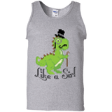 T-Shirts Sport Grey / S LikeASir T-Rex Men's Tank Top