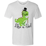T-Shirts Heather White / S LikeASir T-Rex Men's Triblend T-Shirt