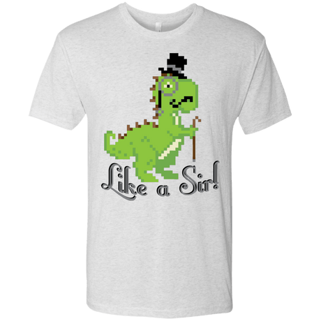 T-Shirts Heather White / S LikeASir T-Rex Men's Triblend T-Shirt
