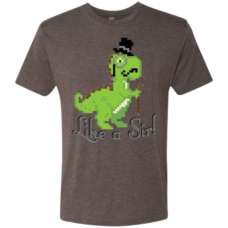 T-Shirts Macchiato / S LikeASir T-Rex Men's Triblend T-Shirt
