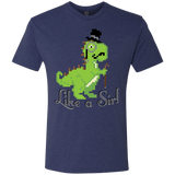 T-Shirts Vintage Navy / S LikeASir T-Rex Men's Triblend T-Shirt