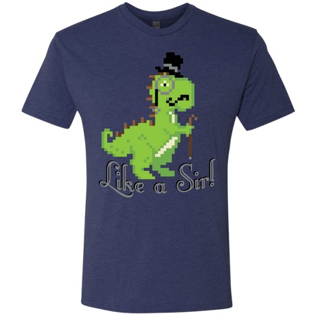 T-Shirts Vintage Navy / S LikeASir T-Rex Men's Triblend T-Shirt
