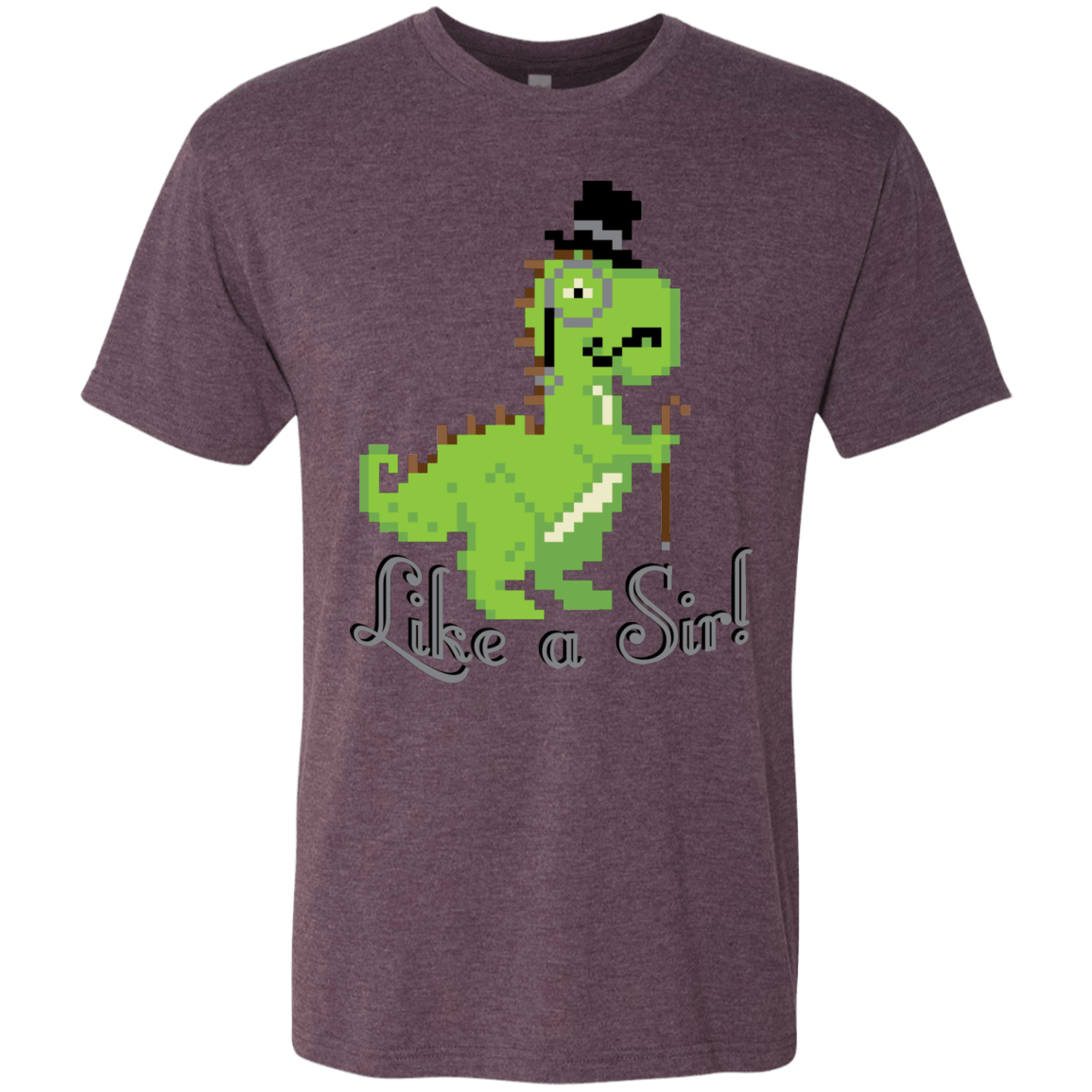 T-Shirts Vintage Purple / S LikeASir T-Rex Men's Triblend T-Shirt