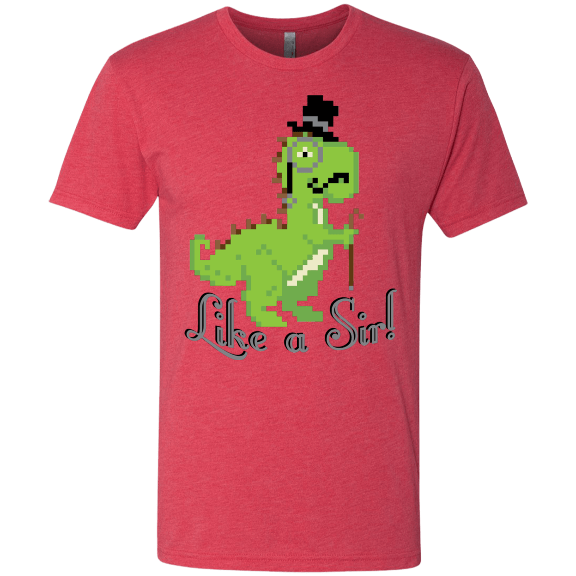 T-Shirts Vintage Red / S LikeASir T-Rex Men's Triblend T-Shirt