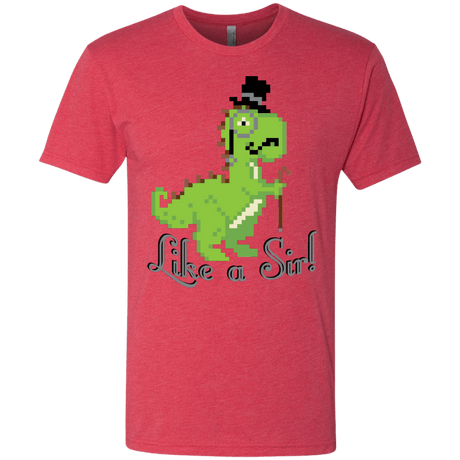 T-Shirts Vintage Red / S LikeASir T-Rex Men's Triblend T-Shirt