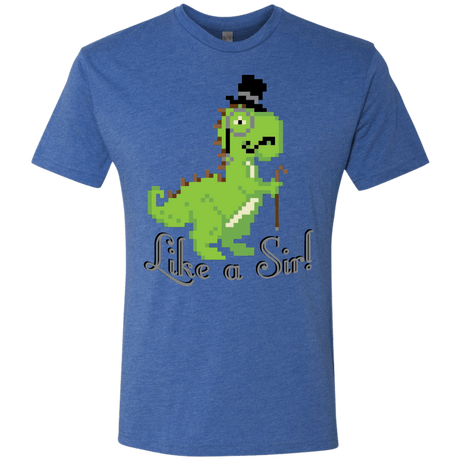 T-Shirts Vintage Royal / S LikeASir T-Rex Men's Triblend T-Shirt