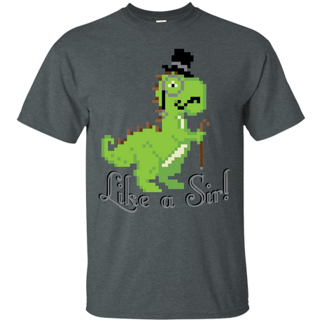 T-Shirts Dark Heather / S LikeASir T-Rex T-Shirt