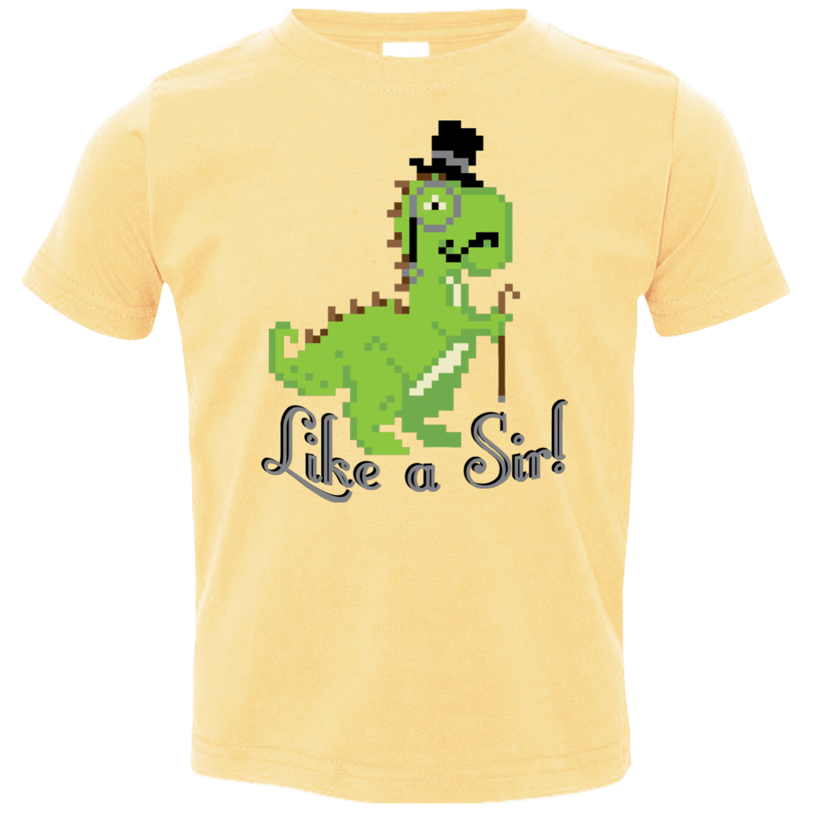 T-Shirts Butter / 2T LikeASir T-Rex Toddler Premium T-Shirt