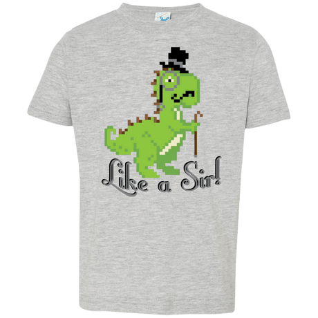 T-Shirts Heather Grey / 2T LikeASir T-Rex Toddler Premium T-Shirt