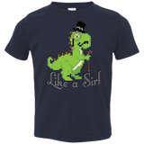 T-Shirts Navy / 2T LikeASir T-Rex Toddler Premium T-Shirt