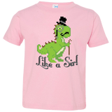 T-Shirts Pink / 2T LikeASir T-Rex Toddler Premium T-Shirt