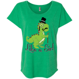 T-Shirts Envy / X-Small LikeASir T-Rex Triblend Dolman Sleeve