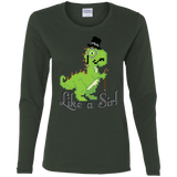 T-Shirts Forest / S LikeASir T-Rex Women's Long Sleeve T-Shirt